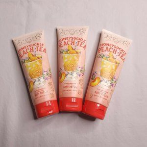 Lot of 3 Bath And Body Works Honeysuckle Peach Tea